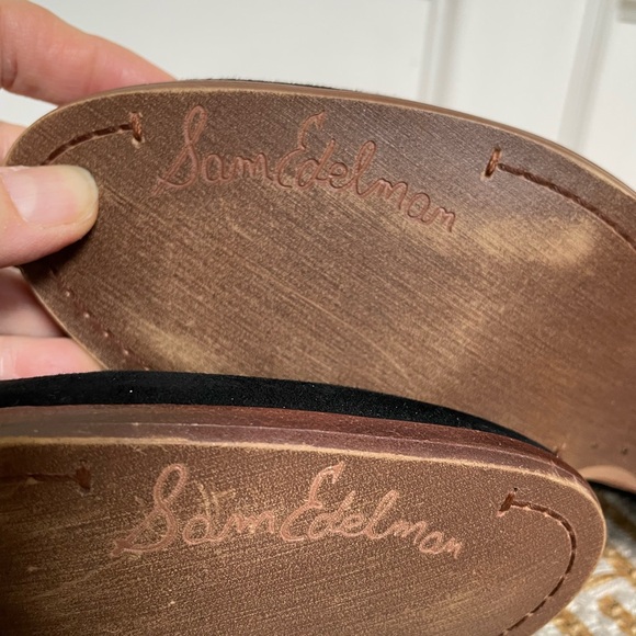 Sam Edelman Black Suede Ankle Booties - Picture 4 of 10